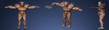 3D model Orc game character (STL)